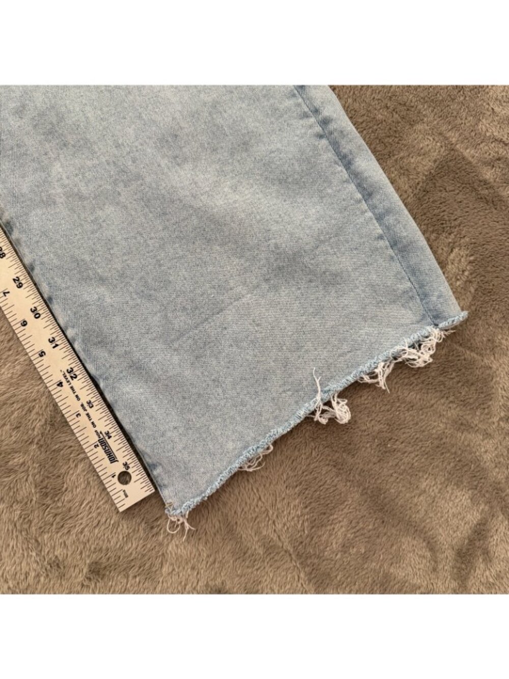 KanCan Wide Leg High Rise Jeans Womens 15/31 Light Wash - Picture 7 of 9